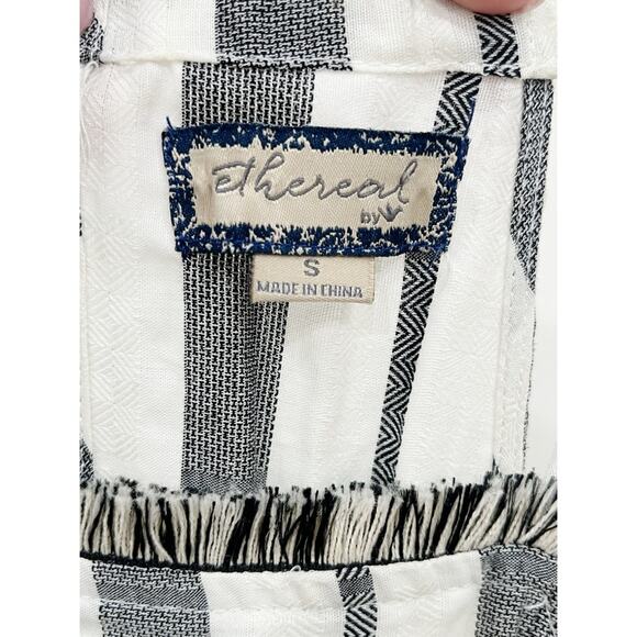 Ethereal By Paper Crane White Stripe Sundress - Picture 5 of 7